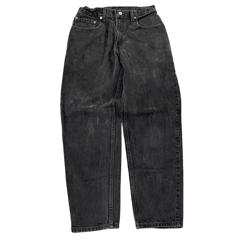 VTG Levis 560 Jeans Men 31x32 Black Denim Loose Tapered Leg Fits 30x30 90s USA